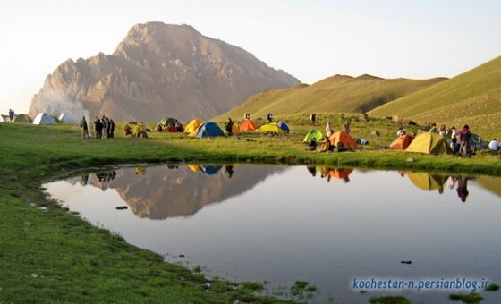 پیش برنامه دماوند - کمپ برکه کمان کوه در مسیر صعود به قله آزاد کوه تیرماه 1390