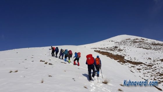 قله استرچال از آهار - آذرماه 1399