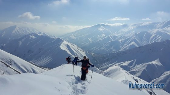 قله استرچال از آهار - آذرماه 1399