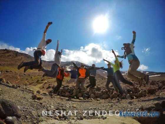 گروه نشاط زندگی - قله دماوند از مسیر غربی