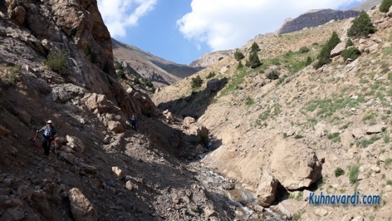 مسیر قله کرچان از سپهسالار