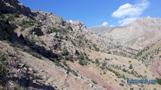 مسیر قله کرچان از سپهسالار