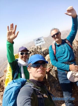 برنامه قله اسپیلت مهرماه 1402، از راست: مسعود زمانپور، نیما اسماعیلی و رضا حبیبی
