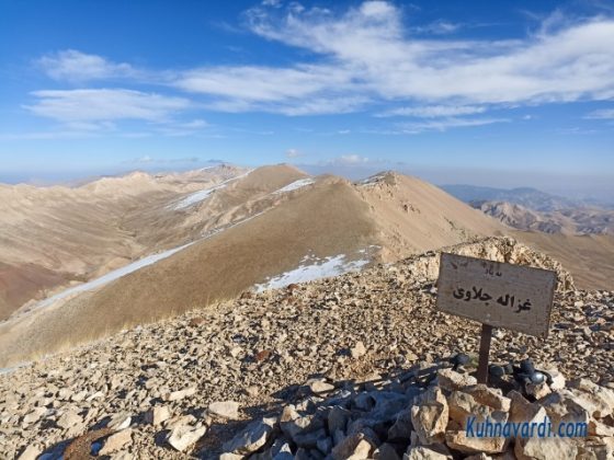 قله شاه طهماسب (امیری) و ویوی شرقی قله