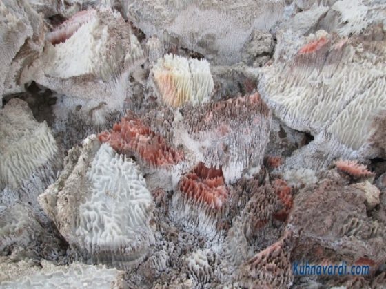 سنگ نمک رنگی - معدن متروکه گرمسار