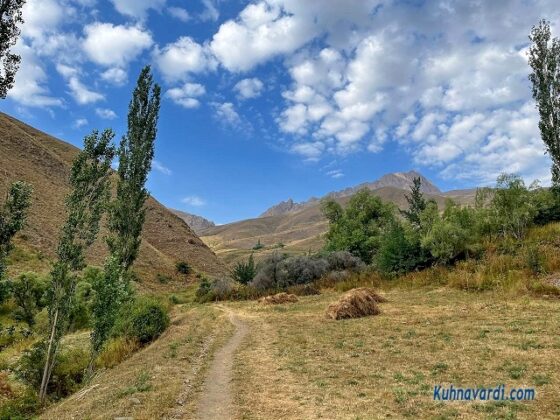 مسیر قله آزادکوه از روستای کلاک