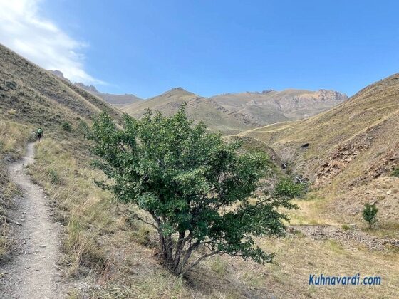 مسیر قله آزادکوه از روستای کلاک