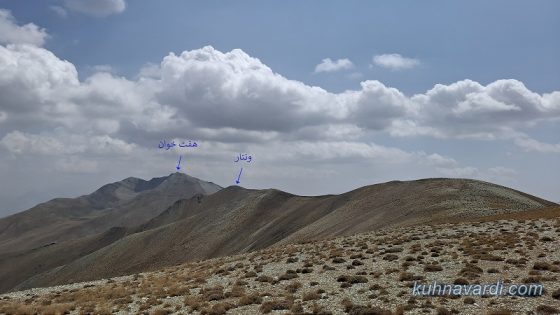 در مسیر صعود به قله ونتار 3800