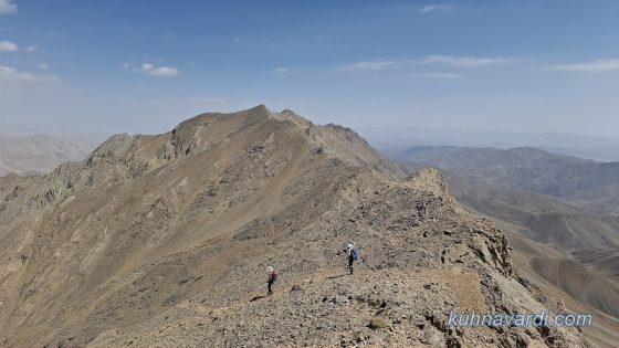 مسیر خط الراس به سمت دوبرار غربی