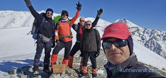 قله استرچال از آهار، زمستانه