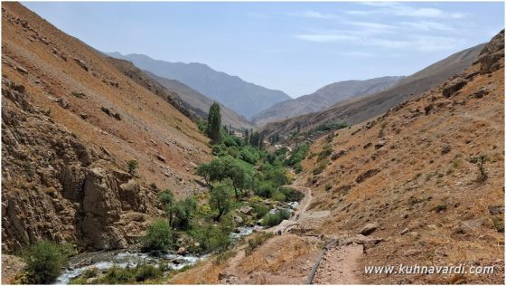 باغات روستای لالون (لالان) در مسیر برگشت